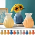 thumbnail image 7 of COM1950s Matte Ceramic Vase,Elegant Hydroponic Planter for Home Decor,Water-Absorbent Centerpiece for Living Room Or Office, 7 of 7