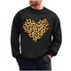 thumbnail image 4 of TaTaai Men's Valentine Heart Print Long Sleeve Round Neck Pullover, Valentine's Day Gift, Casual Sports Activewear Top Gift, 4 of 6