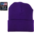 thumbnail image 3 of Plain Skully High Quality Made in USA Winter Beanie Hat, 3 of 5