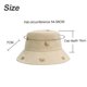 thumbnail image 2 of Sombrero de verano con circunferencia de 54-58 cm, sombrero de pescador con oso bordado para mujer, sombrero para lavabo, sombrero protector solar para exteriores, 2 of 5