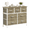 Oak color/7BC/39.37 x 31.50 x 11.81 inch, variant on Alvantor 7/8/9-Dresser, Dresser for Bedroom Organizer Storage, Fabric Storage Tower with Sturdy Steel Frame, Wooden Top & Easy Pull Fabric Bins, Dresser for Living Room Entryway Clothes Organization