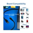 thumbnail image 6 of USB A to C 3.2 Gen2 10Gbps Cable High Speed Data Transfer Cable Fast Charging Compatible with USB C External SSD MacBook Pro iPad Samsung Galaxy S10, 1Ft, 6 of 6