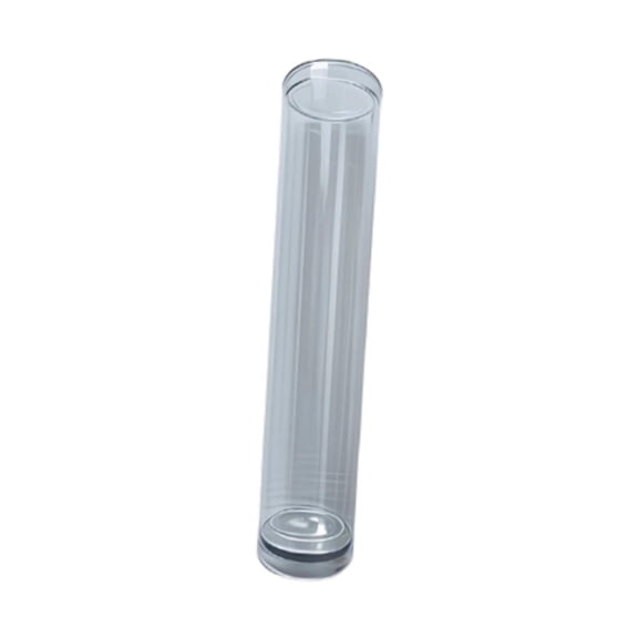 lacooooppia Shuttlecock Storage Tube Lightweight Badminton Storage Tube Organizer Shuttlecock Holder Transparent Acrylic Material Portable Container Suitable for Players Practice 39cmx6.65cm