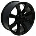 thumbnail image 2 of New 22 inch Aluminum Wheel for 99-19 Cadillac Escalade Black W/Chrome Rim, 2 of 5