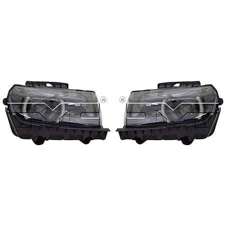 Fits 2014-2015 Chevrolet Camaro Headlight Driver and Passenger Side DOT