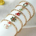 thumbnail image 5 of Pulsera navideña para mujer y niña, pulseras navideñas, regalos de año nuevo, joyas, 5 of 5