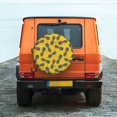 thumbnail image 6 of Yiaed Summer Pineapple Print Tire Wheel Cover, Waterproof Spare Tire Cover Fit for Jeep, Truck,Trailer, RV, SUV, Camper and Most Vehicle-16 inch, 6 of 6