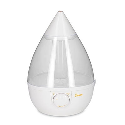 Crane Drop Ultrasonic Cool Mist Humidifier - White/Clear - 1gal