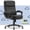 Black, variant on Serta Comfort Ergo Executive Office Chair, Ergonomic Mid-Back Design with Lumbar Support, Bonded Leather, Cognac