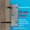 Easy DIY Stripped Screw Hole Repair Kit Door Hinge Repair Kit No PreDrilling or Glue Required