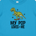 thumbnail image 4 of Inktastic My Pop Loves Me Kids Dinosaur Boys Baby T-Shirt, 4 of 5