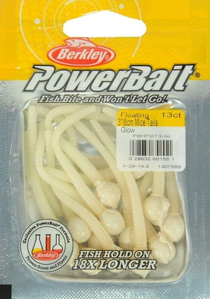 Berkley PowerBait Floating Mice Tails Fishing Soft Bait 