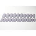 thumbnail image 3 of 24pcs Ballerina False Nails Fake Coffin Long Tips 12 Sizes with Glue (Matte Light Grey), 3 of 6