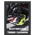 thumbnail image 3 of Botas de moto elegantes: diseño clásico, cómodas y transpirables, adecuadas tanto para desplazamientos diarios como para conducción informal.,Hierba verde,38, 3 of 16