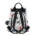 thumbnail image 2 of FORMRS Women's Travel Backpack Purse Anti-Theft Hidden Pockets Casual Shoulder Bag, Cartoon Blue Houses, 2 of 7