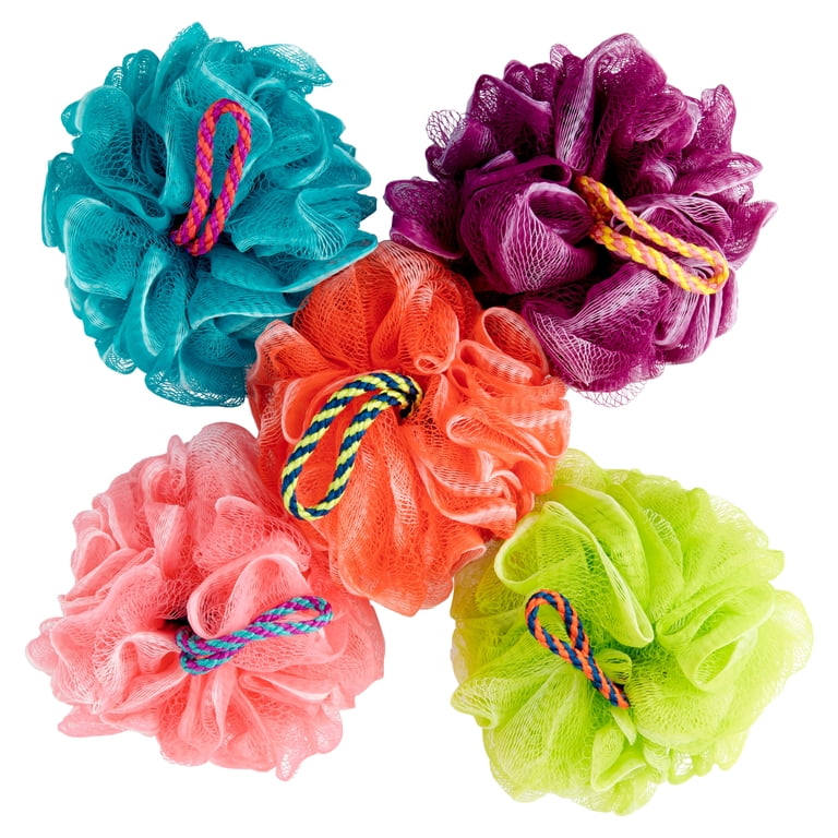 Equate Tie Dye Bath Loofah, 8-Pack photo 4