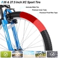 thumbnail image 3 of HILAND 26 inch Mountain Bike for Men Women, 18 Speeds High-Carbon Steel Frame, Sport Cycling MTB Bicycle for Adult, 3 of 6