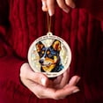 thumbnail image 4 of Dog Stained Glass Suncatcher Ornament – Holiday Ornament with Text for Loved Ones, Family & Friends, Christmas 2025 Decoration, 4 of 6