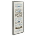 thumbnail image 3 of Stupell Industries Rules Blue and Black Print Bathroom, 13 x 30,Design by Stephanie Workman Marrott, 3 of 5