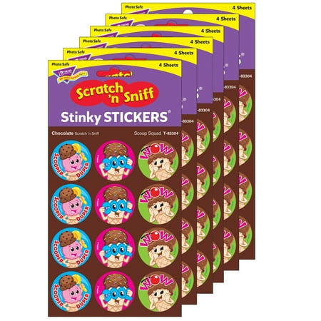 UPC: 0194629034154 | TREND Scoop Squad/Chocolate Stinky Stickers 48 Per Pack 6 Packs