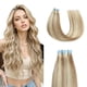 thumbnail image 1 of Sunya Cinta En Extensiones De Cabello Cabello Humano Rubio Ceniza Destacado Rubio Blanqueador 20" Cinta Recta En Cabello Humano Real Cinta De Trama De Piel Sin Costuras En Extensiones De Cabe, 1 of 6
