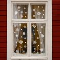 thumbnail image 4 of Christmas Wall Stickers Xmas Decal Reusable Selfcling Snowflakes Wall Decor, 4 of 8