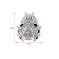 thumbnail image 4 of Alilang Lovely Shine Ladybug Beetle Insect Brooch Crystal Rhinestone Clothing Accessories for Women, Silver, 4 of 5