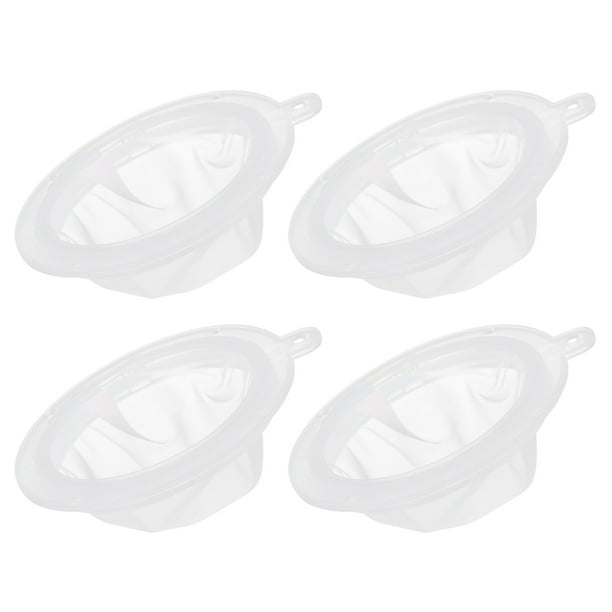 4Pcs 100 Mesh Food Filter Strainer, 5.1in Nylon Fine Mesh Sieve Drainer for Oils