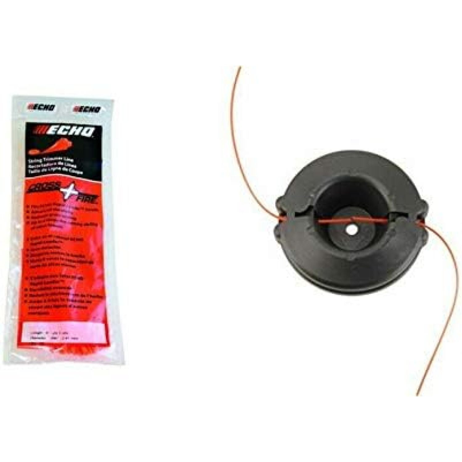 102222952 + X480000021 Echo 2 Line Rapid Loader Trimmer Head & String