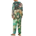 thumbnail image 3 of Tsuyu Asui Unisex Onesie Pajamas Zipper Jumpsuit Hooded One Piece Sleepwear for Family Mens Womens, 3 of 8