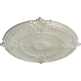 thumbnail image 3 of 30 1/8"OD x 1 1/2"P Attica Acanthus Leaf Ceiling Medallion (Fits Canopies up to 3 1/4"), Hand-Painted Flash Blue, 3 of 6