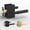 Matte Black, variant on Mega Handles Camden Privacy Door Handle - 1 Pack, Heavy Duty Bed & Bath Door Handles with Privacy Door Lock - Satin Brass
