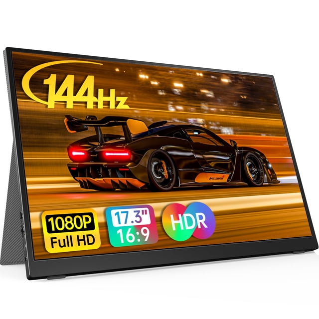 Portable Monitor Anyuse 17.3'' 1080P FHD 144Hz IPS HDR