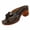 Black, variant on ShiShine Womens Boho Floral Thong Sandals Chunky Heel Slip On Mules Casual Summer Flip Flops Anti Slip Outdoor Walking Shoes