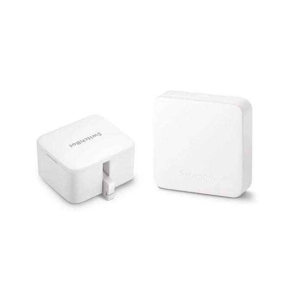SwitchBot Bot and SwitchBot Hub Mini| Smart Switch Button Pusher - No Wiring, Wireless App or Timer Control, Compatible with Alexa, Google Home, IFTTT, White