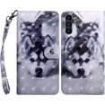 thumbnail image 2 of Case for Samsung Galaxy A14 5G Case Wallet with Card Holders - Lovely Colorful Pattern PU Leather Flip Phone Case TPU Shell Folio Cover Women Men for Samsung Galaxy A14 5G Dog Husky, 2 of 14