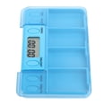 thumbnail image 1 of Pill Reminder, Electronic Reminder Medicine Dispenser, Intelligent Storage Box with Multiple Compartments for Home Travel, Smart Medication Reminder with Humanized Design, 1 of 7