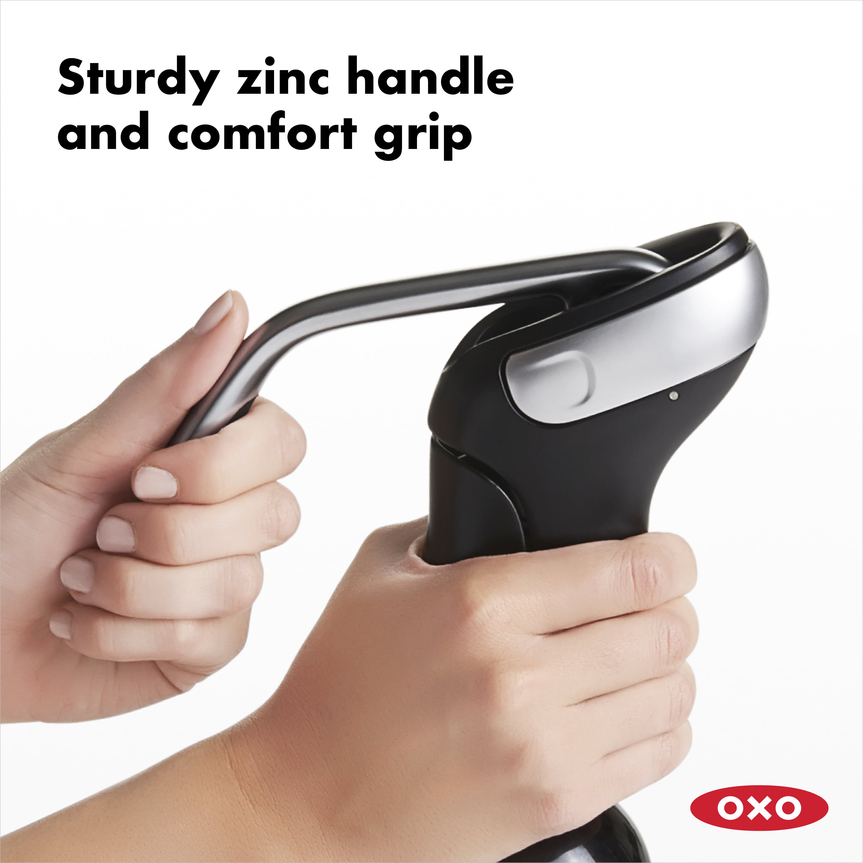 OXO Steel Vertical Lever Corkscrew with Removable Foil Cutter & SteeL Bottle  Opener