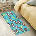 thumbnail image 4 of Bath Mat, Soft Absorbency Bath Rug, Football Pattern Bath Mats for Bathroom, Living Room Bedroom Home Floor Mat, Bath Mat for Tub Non Slip 20 x 39 Inch Home Decorations, 4 of 7
