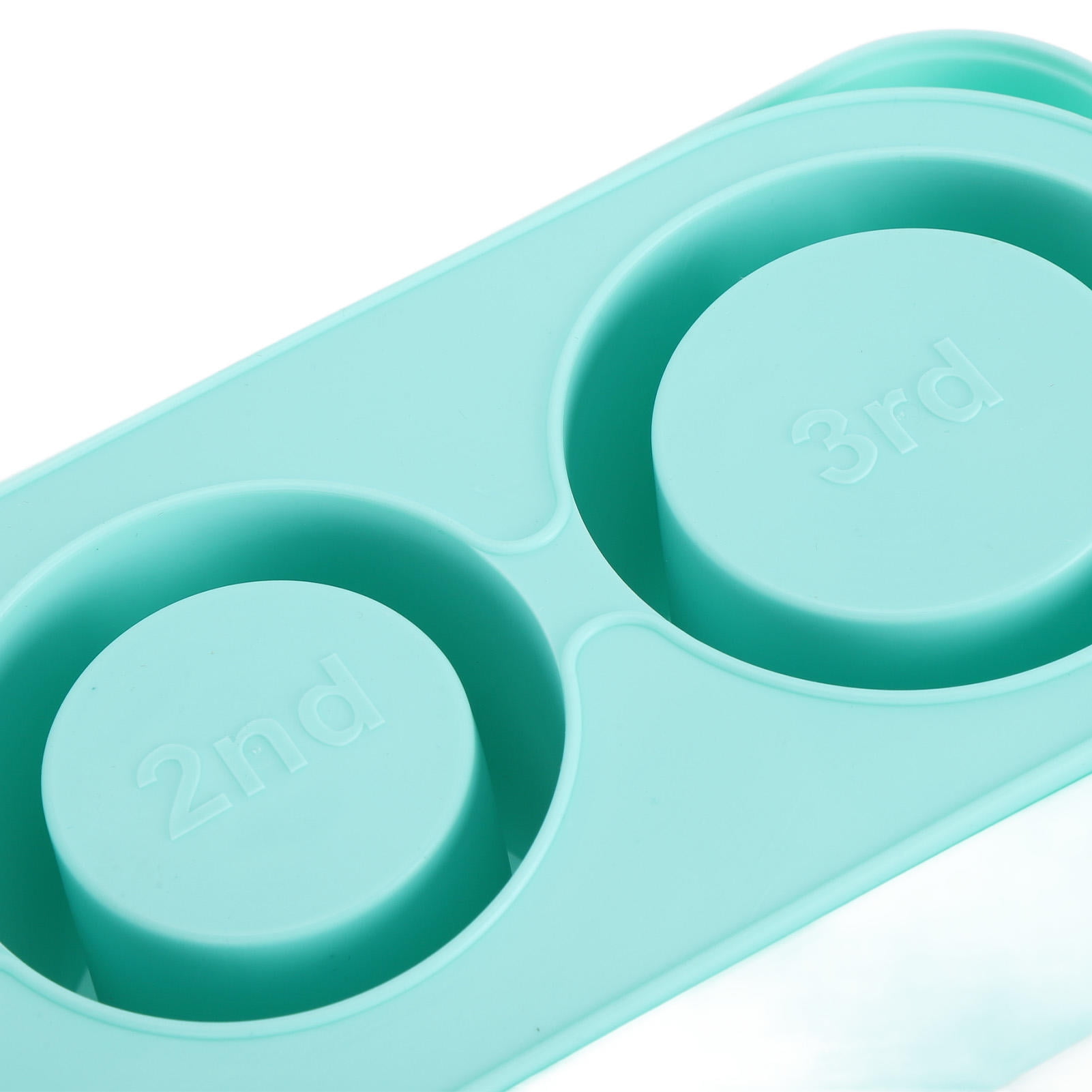 BOKYAN Eco‑Friendly Silicone Ice Cube Tray – 3‑Size Cylindrical Cubes with Lid & Bin for Freezer, Tumbler, Coffee & Cocktail