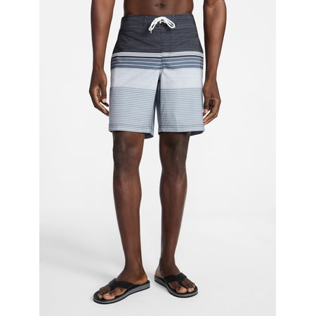 George Men's and Big Men's E-Board Swim Trunks with UPF 50+, 9" Inseam, Sizes S-3XL