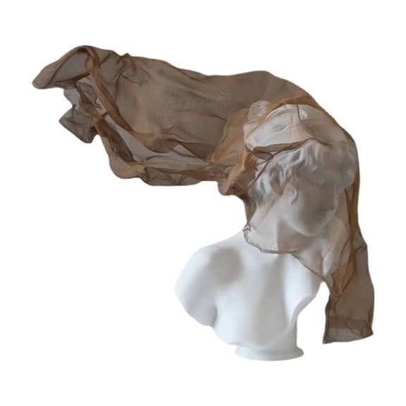 Light Luxury Veil Girl Sculpture Retro Living Room TV Cabinet Porch Statue Art Ornaments
