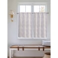 thumbnail image 6 of Tier Curtains 45 Inches Long, Purple Botanical Window Treatment Curtain Drapes, Farmhouse Spring Summer Branch Window Half Privacy Curtains for Bedroom Bathroom, 42"x45", 2 Panels, 6 of 7