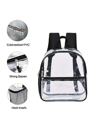 Easter Egg Clear Backpack Heavy Duty Transparent Backpack Animal Bunny  Clear Bags for Stadium Concert Approved See Through Backpack Waterproof  Clear