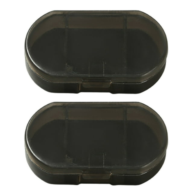 CSChome Pill Box Transparent Box Set: Avoid Light Compartmentalized Portable Carry on Ideal for Dispenser Household Supplies Storage