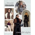 thumbnail image 4 of Ekouaer Women' Turtleneck Long Sleeve Shirts Slim Fit Thermal Underwear Tops Lightweight Pullover Tees, 4 of 5