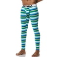 thumbnail image 4 of ZVNAΖH Men's Thermal Underwear Bottoms, Striped Leggings for Men, U-Shaped Design Breathable Tights, Holiday Clearance Sale, Sizes M-XXL, 4 of 5