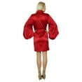 thumbnail image 6 of Bimba Women Kimono Sleeve Short Satin Robe Ready Bride Bridesmaid Robe Coverup, 6 of 6