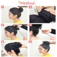 thumbnail image 4 of LELINTA Synthetic Hair Scrunchies Bridal Hair Bun Updo Scrunchy Synthetic Hair Pieces Extension for Women, 4 of 7