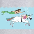 thumbnail image 3 of CafePress - Mermaid Swimming With Unicorn - Women's Nightshirt, 3 of 4